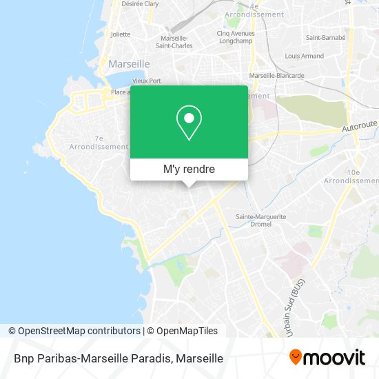 Bnp Paribas-Marseille Paradis plan