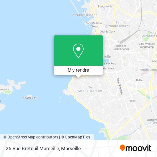 26 Rue Breteuil Marseille plan