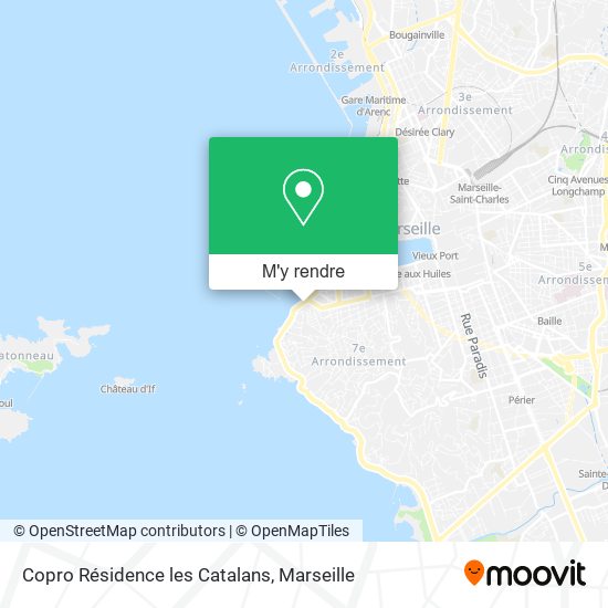 Copro Résidence les Catalans plan