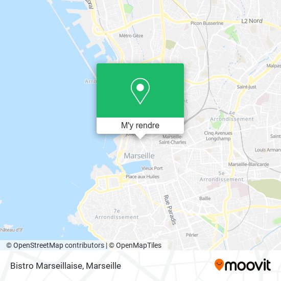 Bistro Marseillaise plan