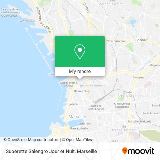 Supérette Salengro Jour et Nuit plan
