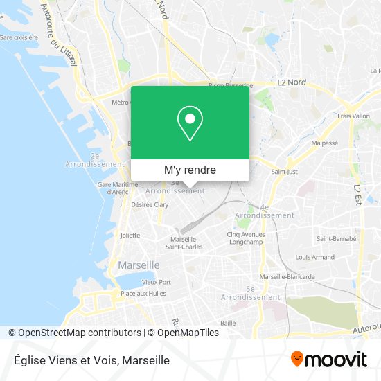 Église Viens et Vois plan