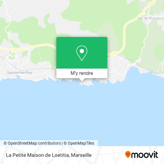 La Petite Maison de Loetitia plan