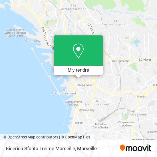 Biserica Sfanta Treime Marseille plan