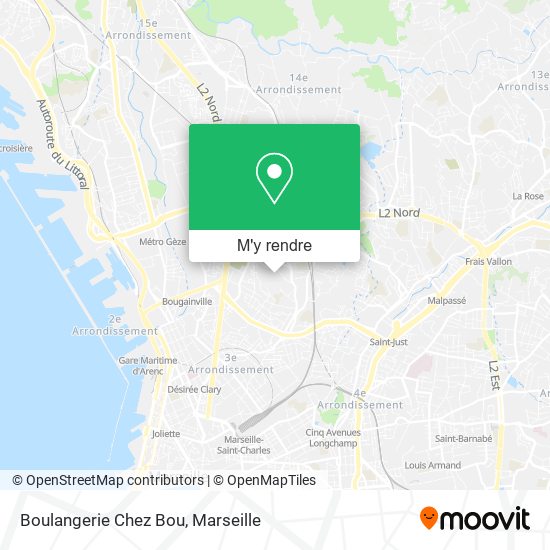Boulangerie Chez Bou plan