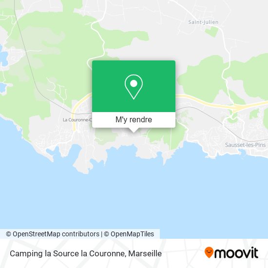 Camping la Source la Couronne plan