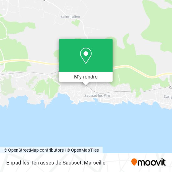 Ehpad les Terrasses de Sausset plan