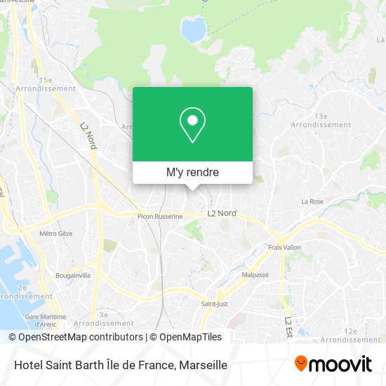 Hotel Saint Barth Île de France plan