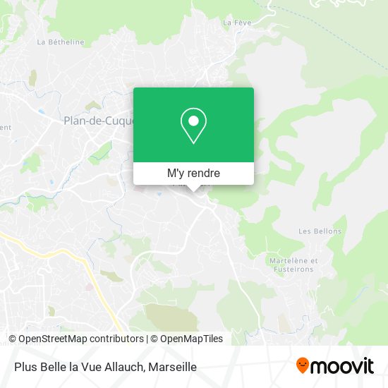 Plus Belle la Vue Allauch plan
