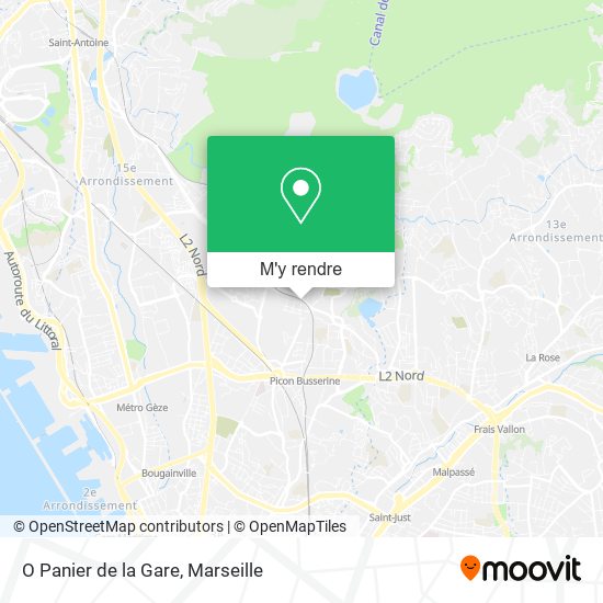 O Panier de la Gare plan