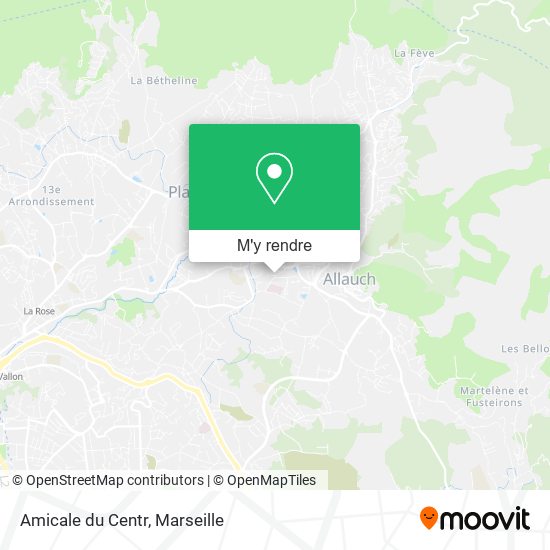 Amicale du Centr plan