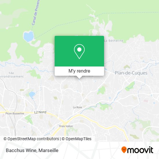 Bacchus Wine plan