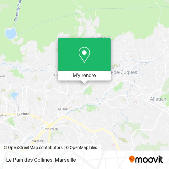 Le Pain des Collines plan