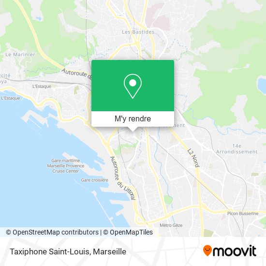 Taxiphone Saint-Louis plan