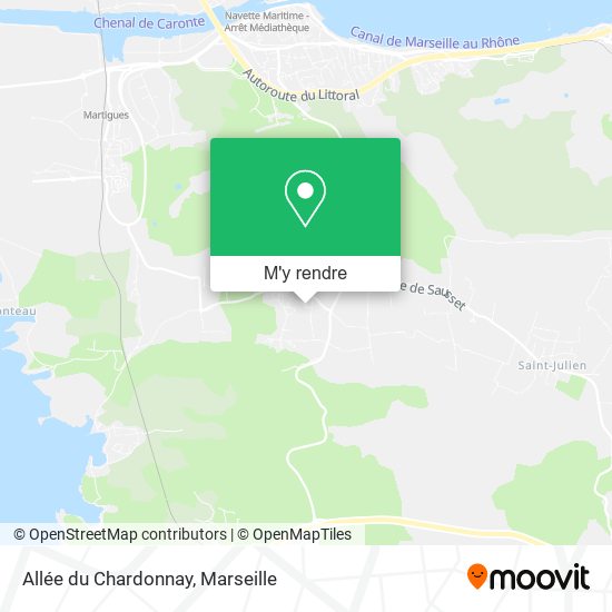Allée du Chardonnay plan