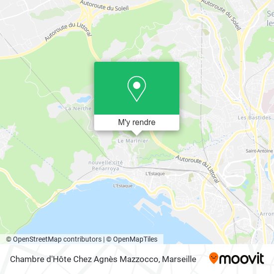 Chambre d'Hôte Chez Agnès Mazzocco plan