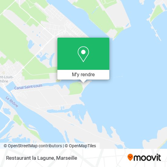 Restaurant la Lagune plan