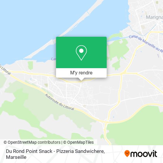 Du Rond Point Snack - Pizzeria Sandwichere plan