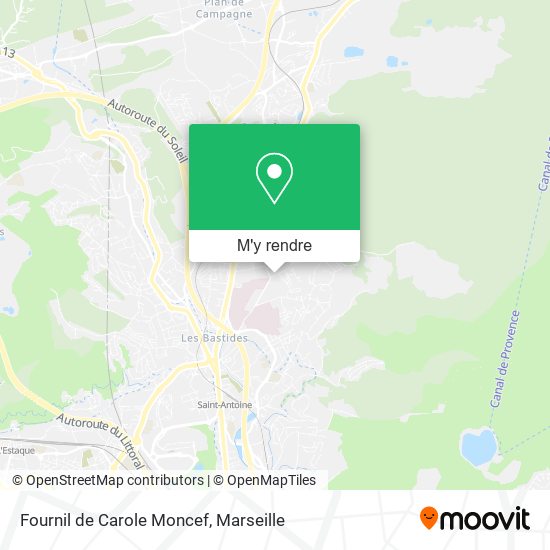 Fournil de Carole Moncef plan