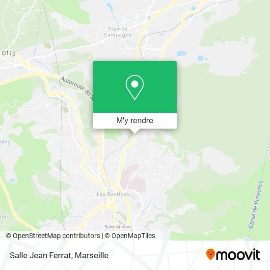 Salle Jean Ferrat plan