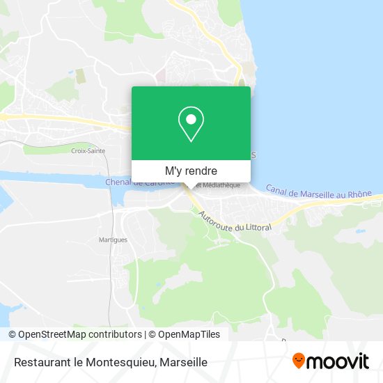 Restaurant le Montesquieu plan