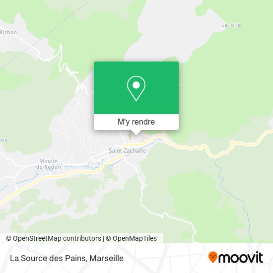 La Source des Pains plan