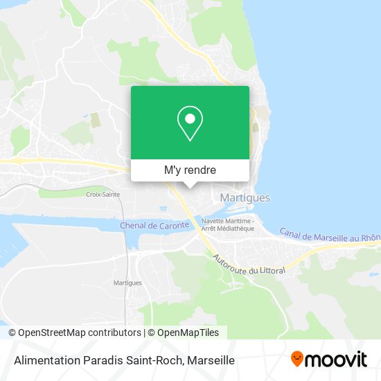 Alimentation Paradis Saint-Roch plan