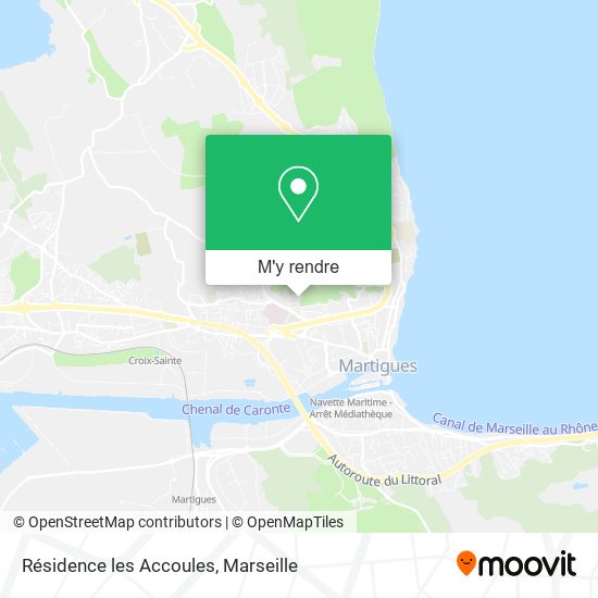 Résidence les Accoules plan