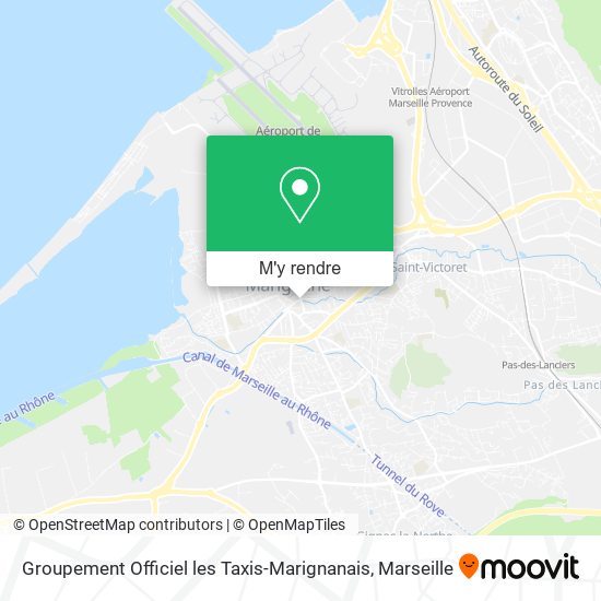Groupement Officiel les Taxis-Marignanais plan