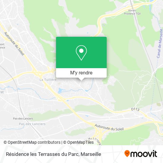 Résidence les Terrasses du Parc plan
