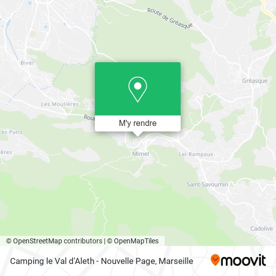 Camping le Val d'Aleth - Nouvelle Page plan