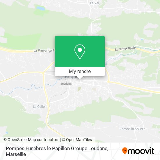 Pompes Funèbres le Papillon Groupe Loudane plan