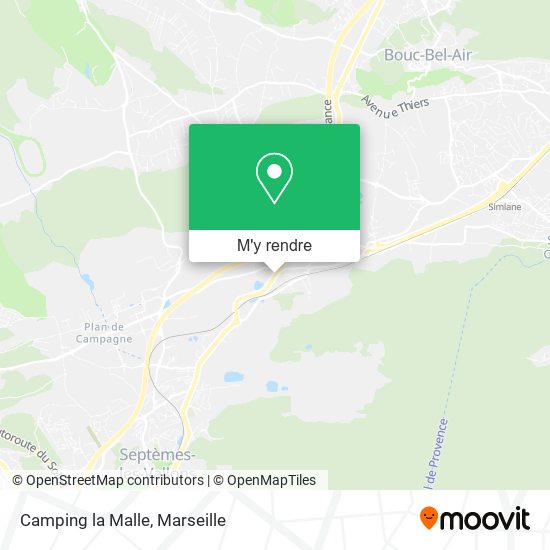 Camping la Malle plan