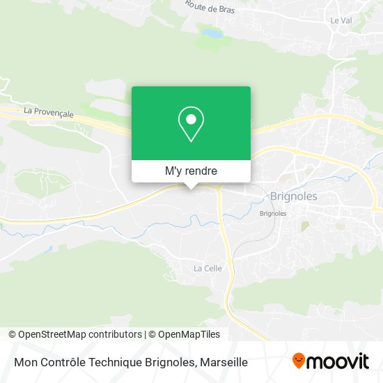 Mon Contrôle Technique Brignoles plan