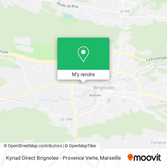 Kyriad Direct Brignoles - Provence Verte plan