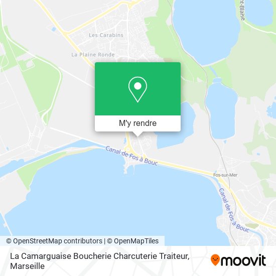 La Camarguaise Boucherie Charcuterie Traiteur plan
