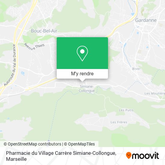 Pharmacie du Village Carrère Simiane-Collongue plan