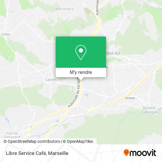 Libre Service Café plan