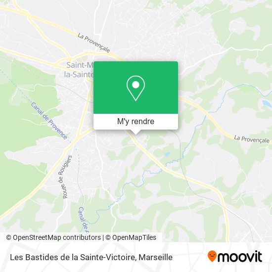 Les Bastides de la Sainte-Victoire plan