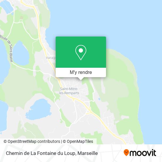 Chemin de La Fontaine du Loup plan
