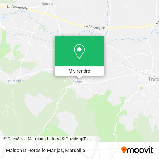 Maison D Hôtes le Marijas plan