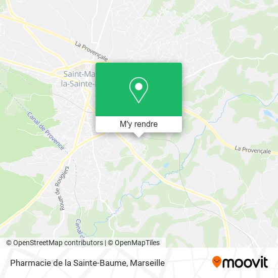 Pharmacie de la Sainte-Baume plan
