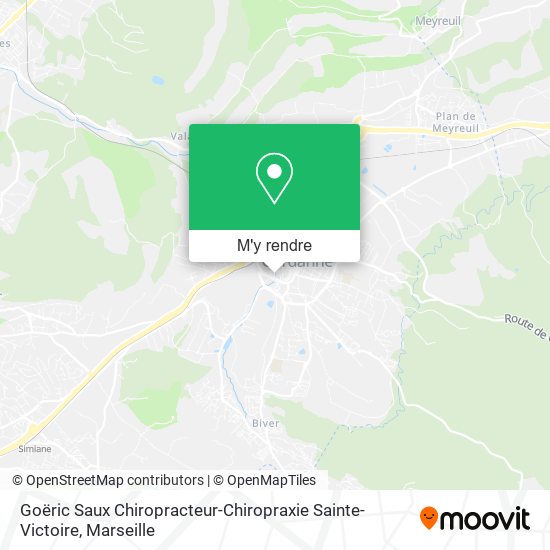 Goëric Saux Chiropracteur-Chiropraxie Sainte-Victoire plan