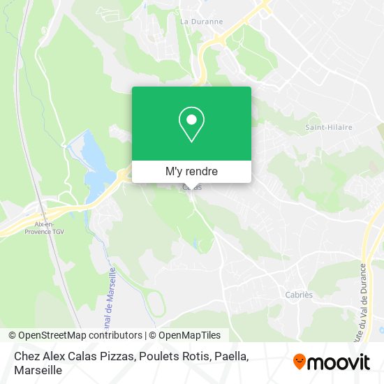 Chez Alex Calas Pizzas, Poulets Rotis, Paella plan