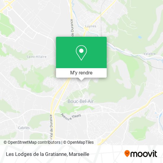 Les Lodges de la Gratianne plan