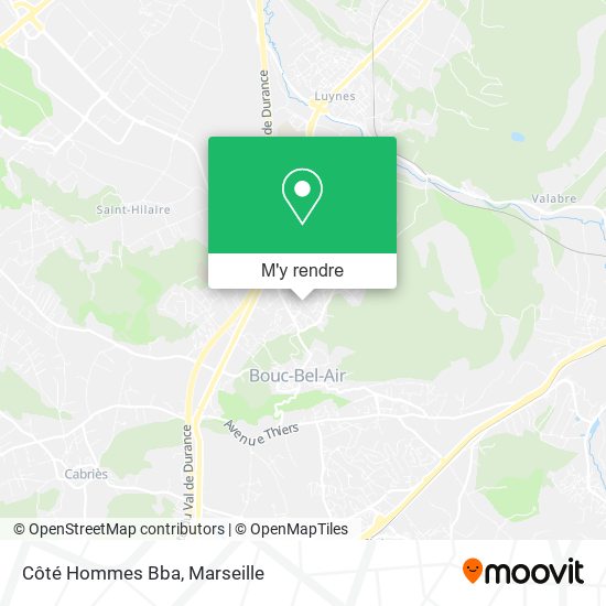 Côté Hommes Bba plan