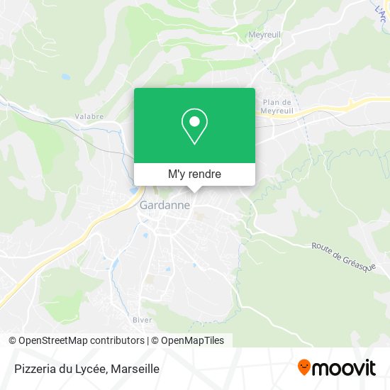 Pizzeria du Lycée plan