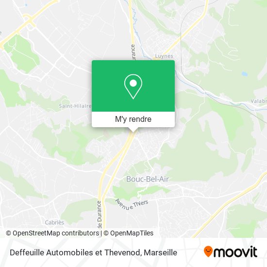 Deffeuille Automobiles et Thevenod plan
