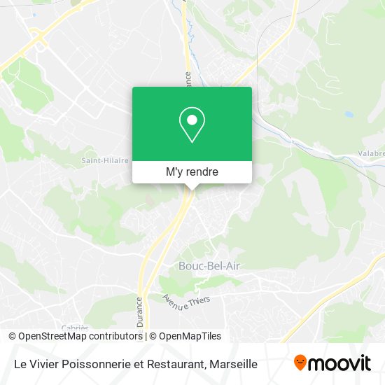 Le Vivier Poissonnerie et Restaurant plan