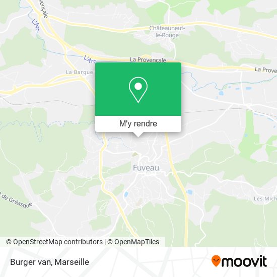 Burger van plan